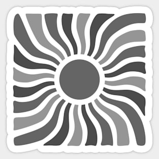 Sun #01 - Grey Sticker